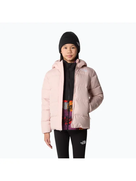 Jachetă pentru copii The North Face North Down Fleece Parka mușchi roz