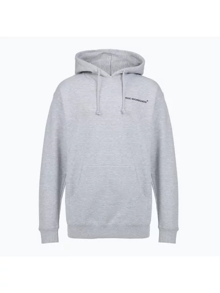 Férfi pulóver RIDE Old English Hoody heather grey Old English Hoody szürke