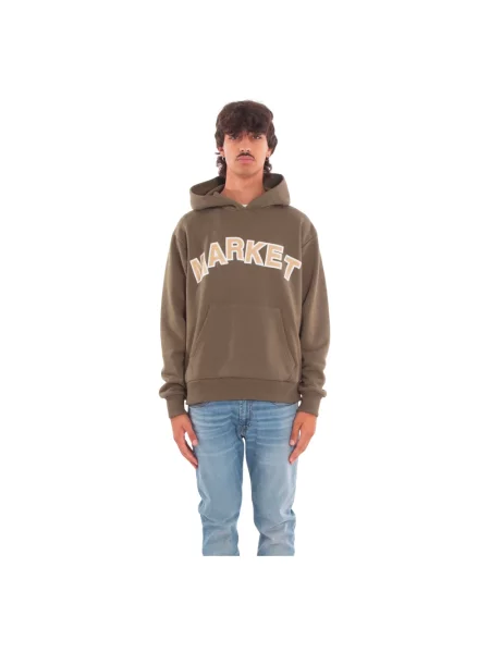 Bluza z kapturem Market zielona