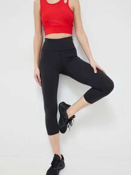 Легінси для тренувань Reebok Lux однотонні чорний