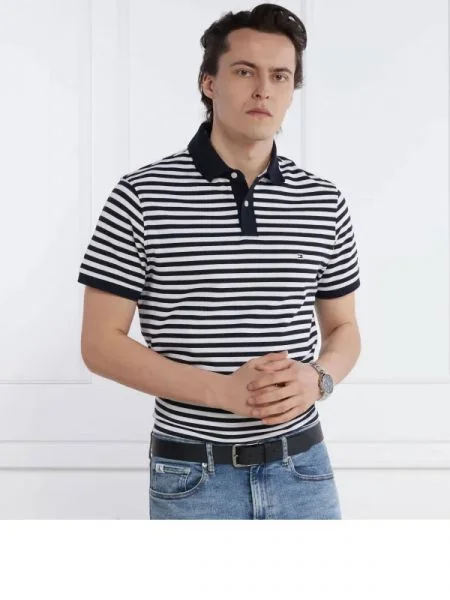 Tommy Hilfiger Tenisz póló | pique kék