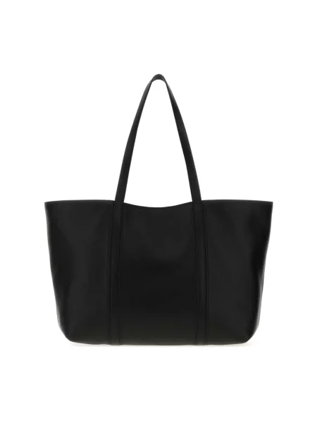 Shopperka Jil Sander skórzana czarna