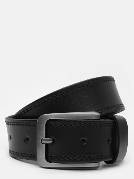 Кожаный ремень Borsa Leather черный
