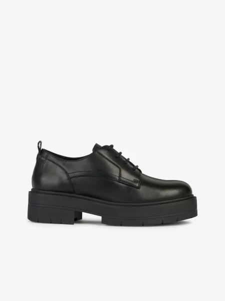 Pantofi Geox cu șireturi negru