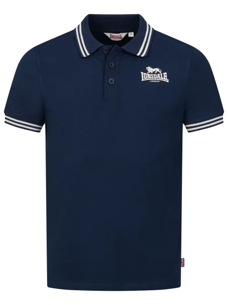 LONSDALE Tricou RHODES deschis / bleumarin bej