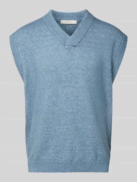 Bezrękawnik o kroju relaxed fit z dodatkiem wełny model ‘RAI’ Selected Homme