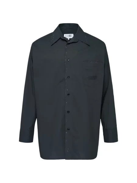 Риза Mm6 Maison Margiela поплин сиво