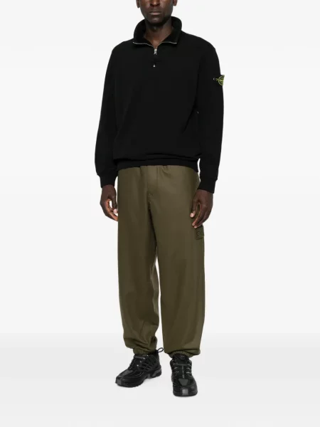 Pulover Stone Island cu strasuri negru
