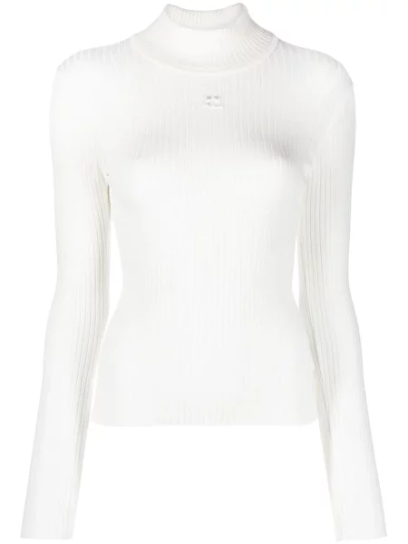 Pulover Courreges alb