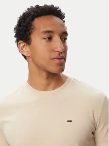 Tommy Jeans Majica Jaspe Htr Tee Ext bež