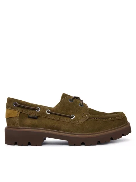 Półbuty Clarks zielone