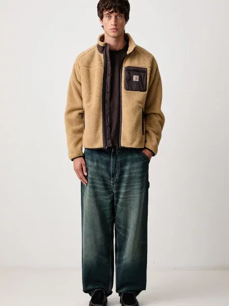 Carhartt WIP Tricou Lambert ciocolatiu