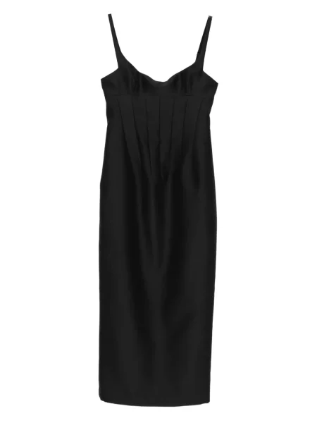 Rochie midi Khaite până la genunchi de costum negru