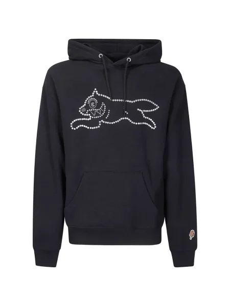 Křišťálová běžecká mikina s kapucí Icecream černá