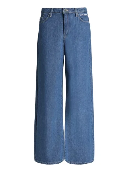 Karl Lagerfeld Jeans Ikon kitt / albastru denim / negru alb