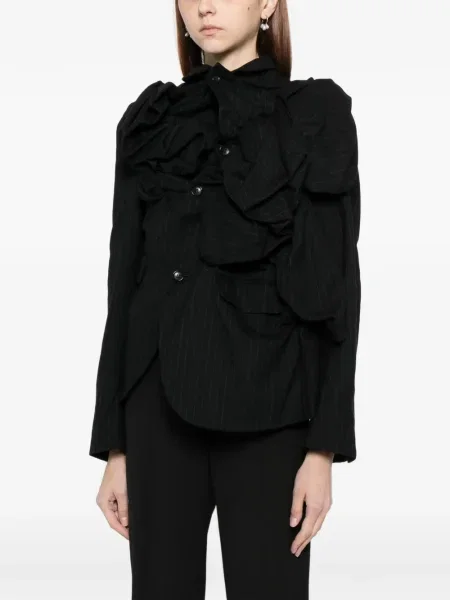 Geacă Comme Des Garçons drapată negru