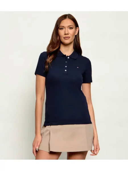 Tommy Hilfiger Tenisz póló | pique kék