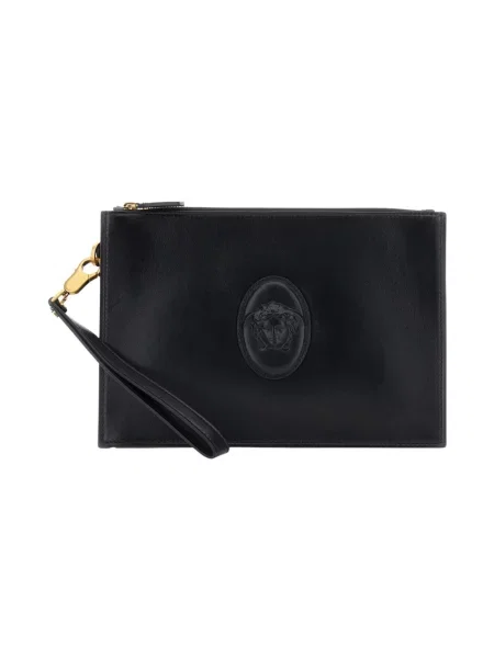 Torba Versace skórzana czarna