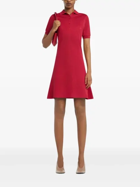 Rochie mini Courreges de costum roșu