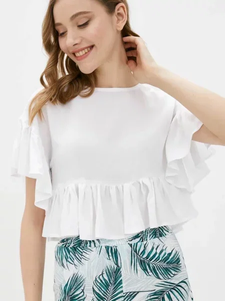 Женский топ білий