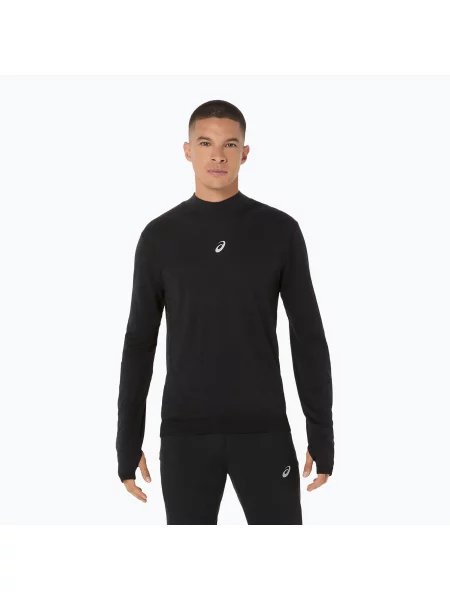 Tricou mânecă lungă Asics alergare negru