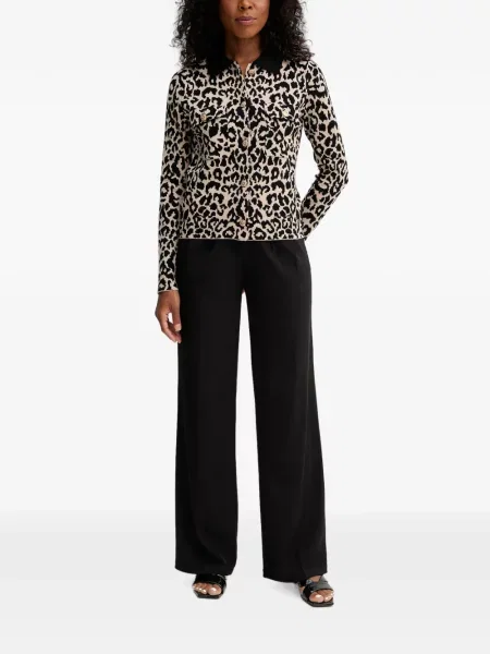 Cardigan Morgan cu imagine cu model leopard