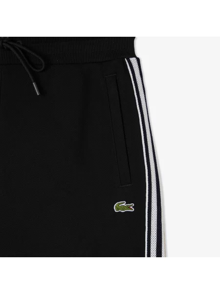 Lacoste Spodnie Dresowe O Regularnym Kroju czarny