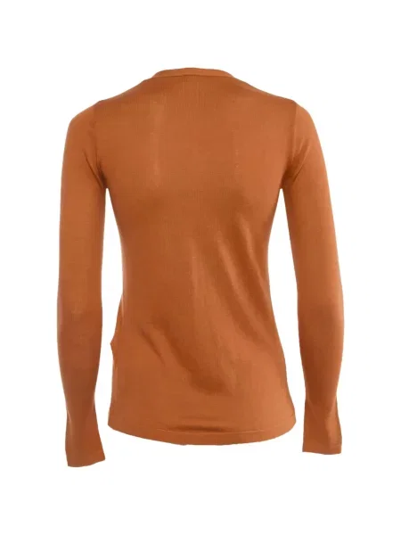 Cardigan Max Mara Leisure cu decolteu în V portocaliu