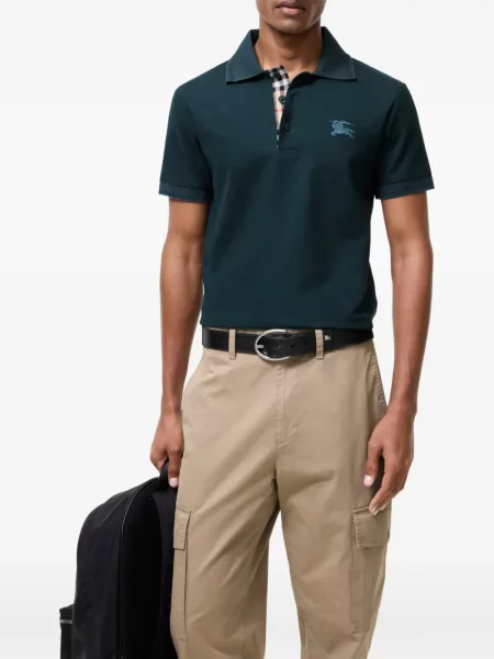 Tricou polo Burberry verde