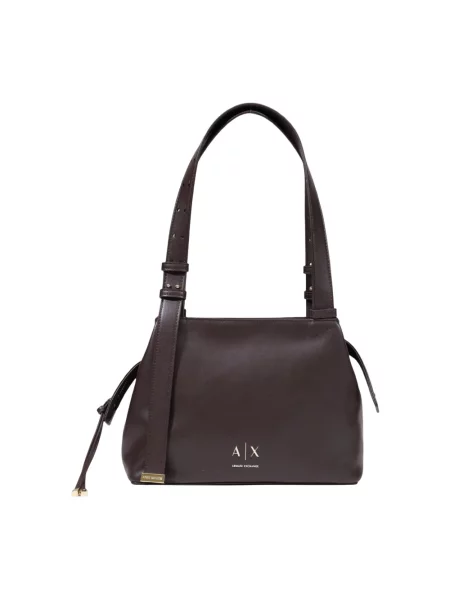 Armani Exchange Torebka ciemny brązowy