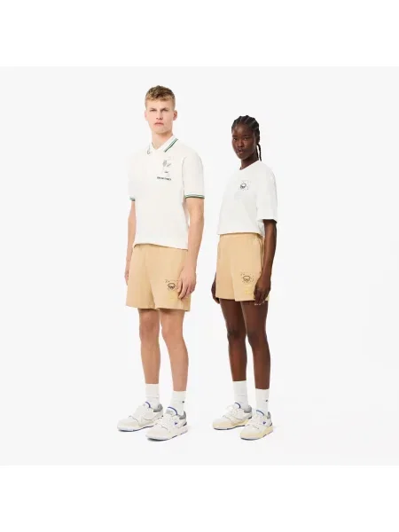 Lacoste Szorty beżowy