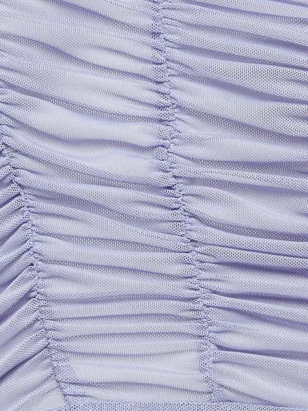 Rochie mini Danielle Guizio cu un umăr gol de costum violet