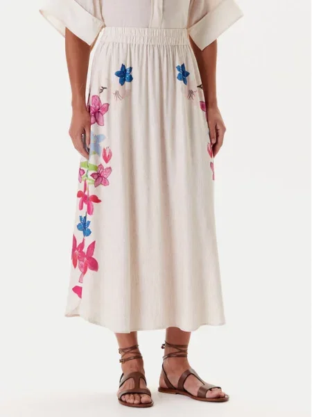 Midi sukně Tatuum zelené