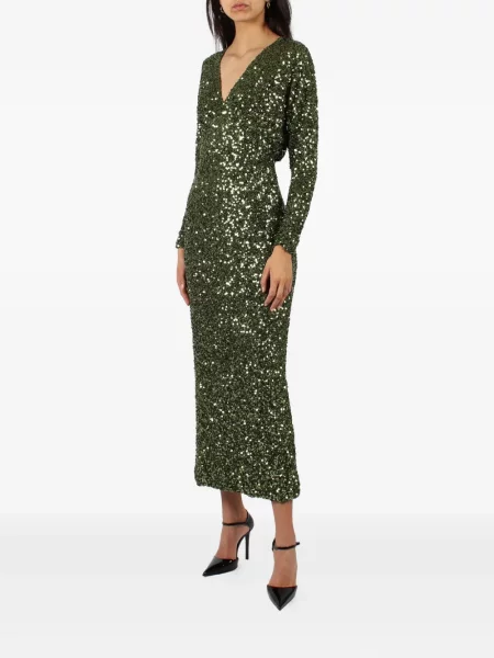 Rochie P.a.r.o.s.h. cu paiete verde