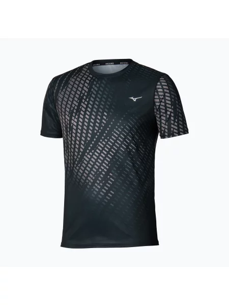 Tricou de alergare pentru bărbați Mizuno Core Graphic Tee black/gray negru