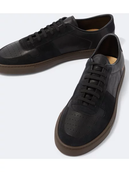 Sneakerși Common Projects din piele de căprioară negru