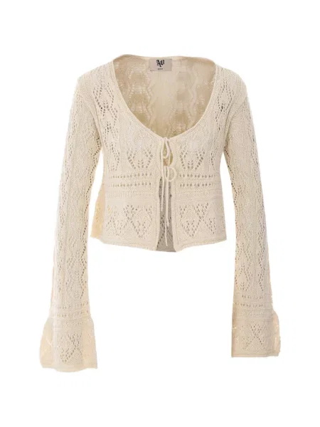 Szydełkować kardigan Aniye By biały