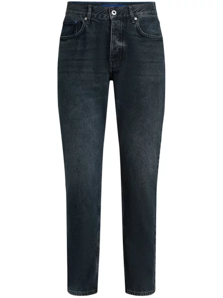 Blugi conici Karl Lagerfeld Jeans albastru
