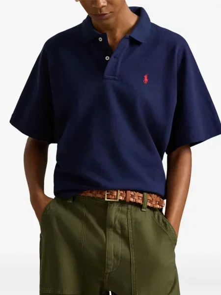 Μικρός πλεκτά σορτς Polo Ralph Lauren με κέντημα λευκό