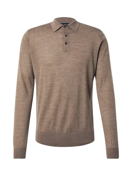 Hackett London Pulover taupe gri