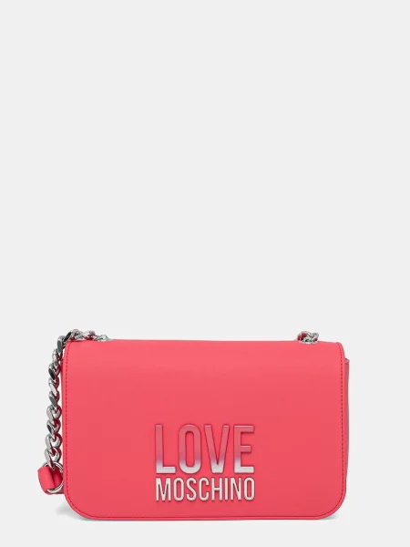 Geantă LOVE MOSCHINO roz