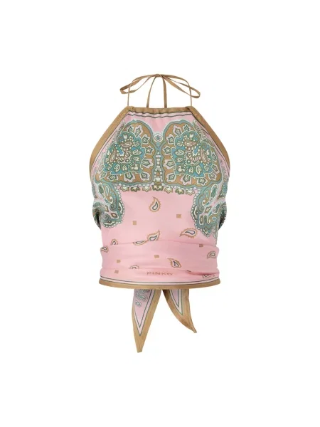 Top Pinko z kaszmiru z nadrukiem