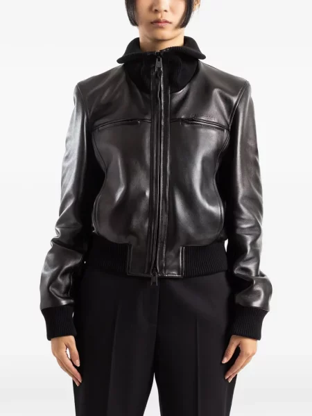 Gulerat geacă Balenciaga negru