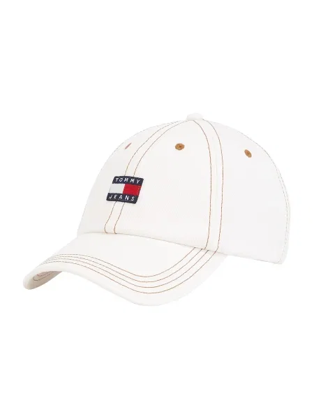 Tommy Jeans Șapcă Heritage Écru alb