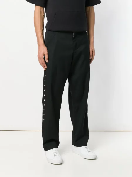Chinos Black Comme Des Garçons se cvočky černé