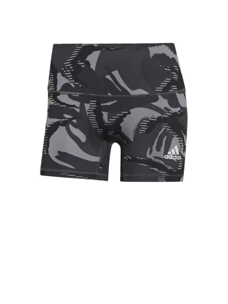 ADIDAS SPORTSWEAR Športne hlače Camo siva / antracit bela