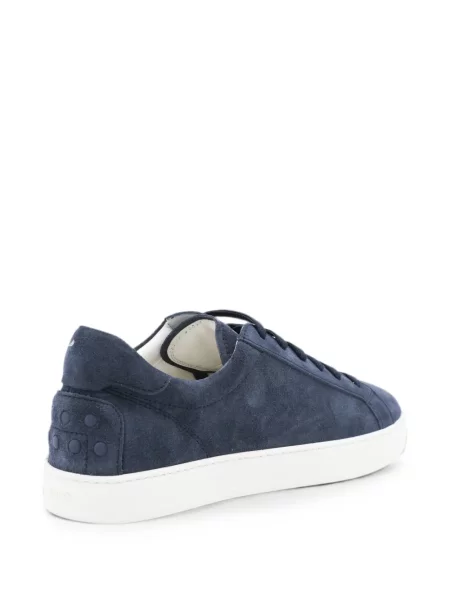 Sneakerși Tod's din piele de căprioară albastru