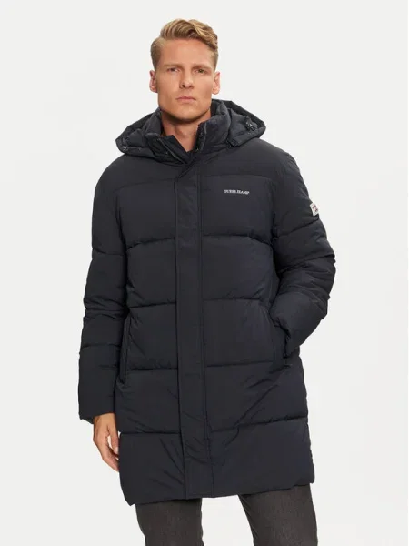 Guess Jeans Geacă din puf Bleumarin