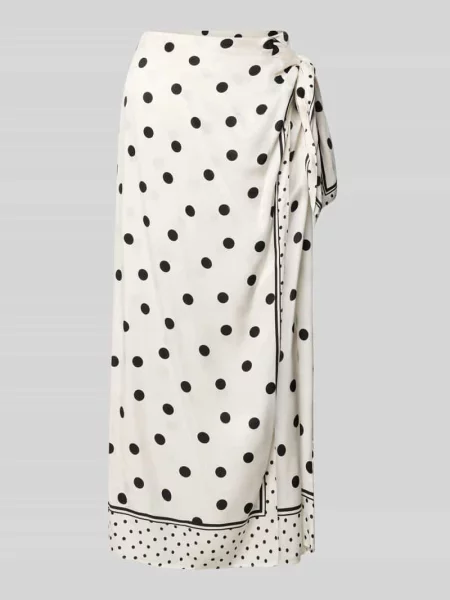 Ted Baker Spódnica Kopertowa Albbaa Z Satyny weiss biała
