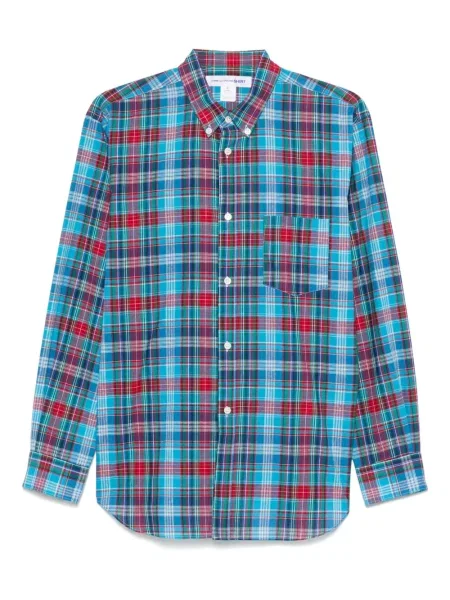 Košulja Comme Des Garçons Shirt karirana plava